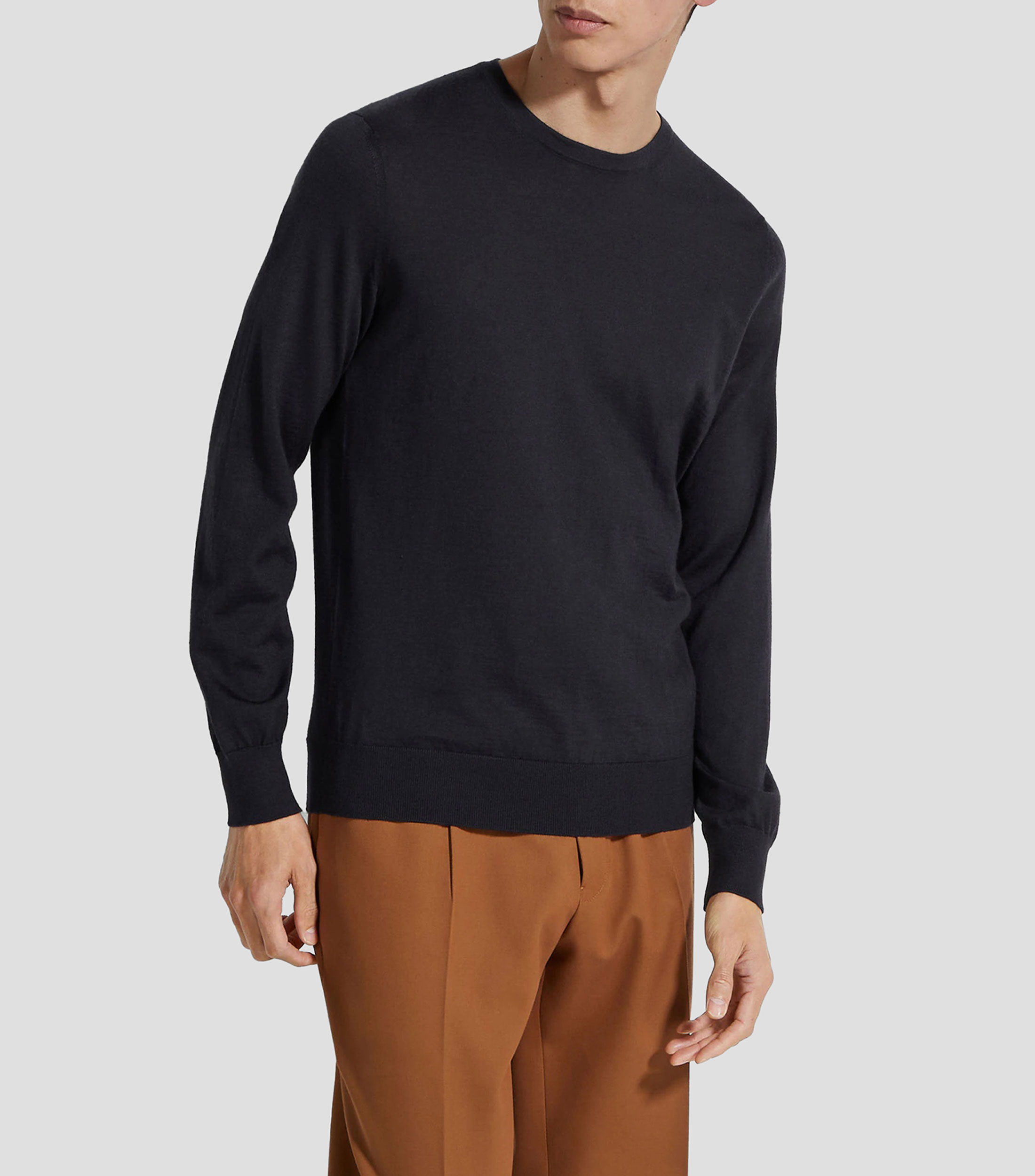 Suéter cuello redondo Hombre